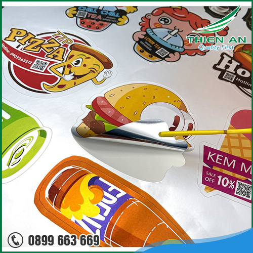 In Ấn Tem Nhãn Decal